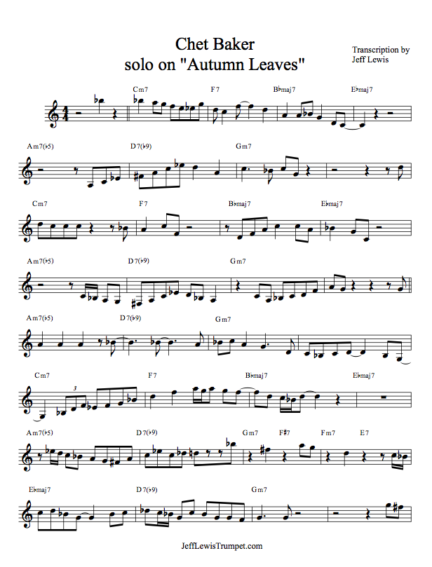 jazz trombone transcriptions pdf